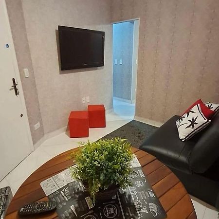113 Canto Do Forte - 1Dorm - 200 M Da Praia E 20M Dos Bares E Restaurantes - Estacionamento Gratuito E Wi Fi , Tv A Cabo Прая-Гранді Екстер'єр фото