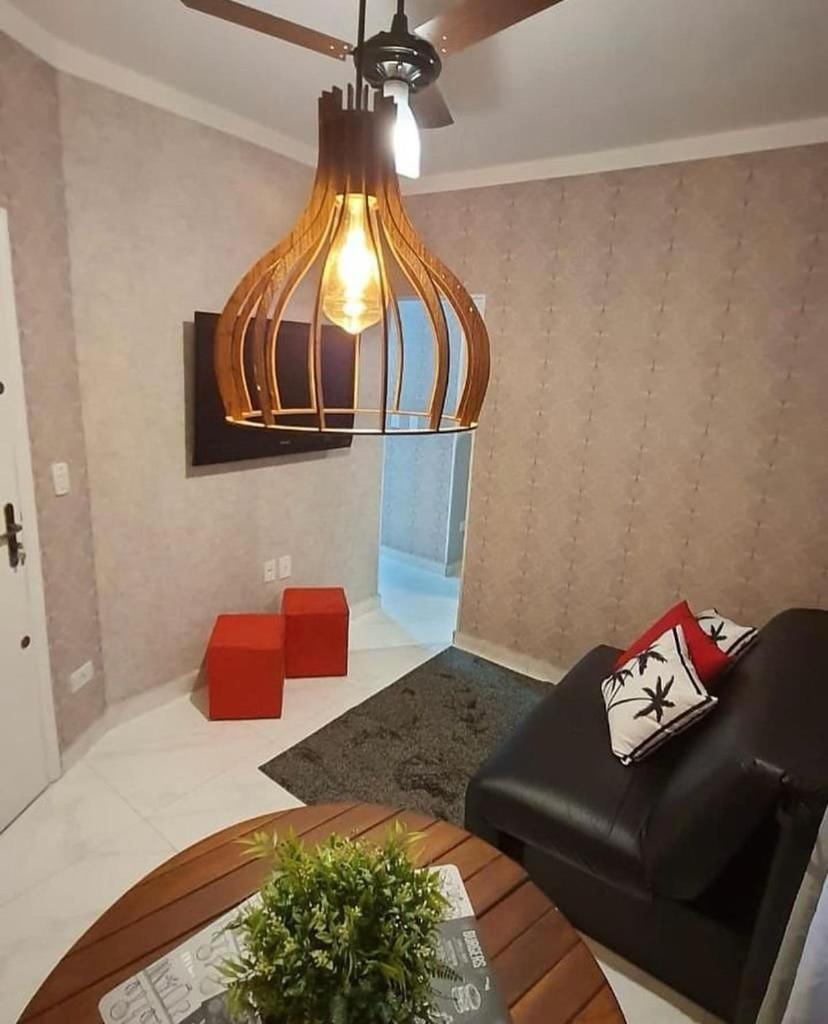 113 Canto Do Forte - 1Dorm - 200 M Da Praia E 20M Dos Bares E Restaurantes - Estacionamento Gratuito E Wi Fi , Tv A Cabo Прая-Гранді Екстер'єр фото