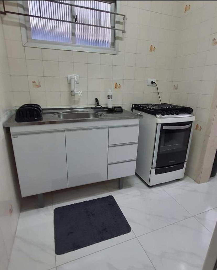 113 Canto Do Forte - 1Dorm - 200 M Da Praia E 20M Dos Bares E Restaurantes - Estacionamento Gratuito E Wi Fi , Tv A Cabo Прая-Гранді Екстер'єр фото