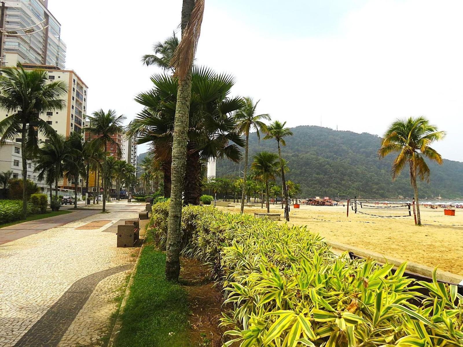 113 Canto Do Forte - 1Dorm - 200 M Da Praia E 20M Dos Bares E Restaurantes - Estacionamento Gratuito E Wi Fi , Tv A Cabo Прая-Гранді Екстер'єр фото