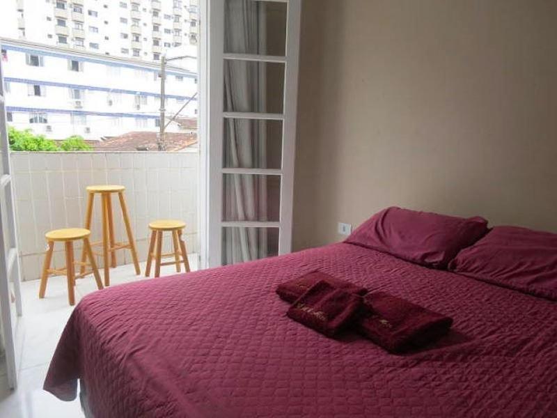 113 Canto Do Forte - 1Dorm - 200 M Da Praia E 20M Dos Bares E Restaurantes - Estacionamento Gratuito E Wi Fi , Tv A Cabo Прая-Гранді Екстер'єр фото