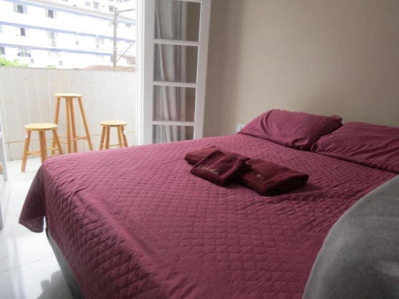 113 Canto Do Forte - 1Dorm - 200 M Da Praia E 20M Dos Bares E Restaurantes - Estacionamento Gratuito E Wi Fi , Tv A Cabo Прая-Гранді Екстер'єр фото